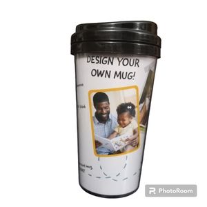 Plastic Create Your Own Design Travel Mug/Cup, 17 fl. oz.